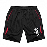 Men's Chicago White Sox Black Red Stripe MLB Shorts,baseball caps,new era cap wholesale,wholesale hats